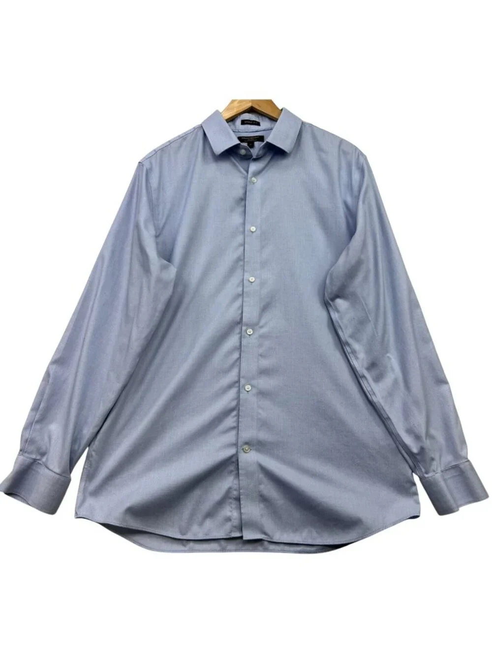Banana Republic Men Grant Fit Button Up Dress Shirt Long Sleeve Sz XL Light Blue